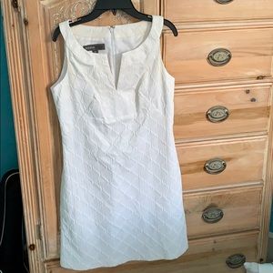 White designer dress